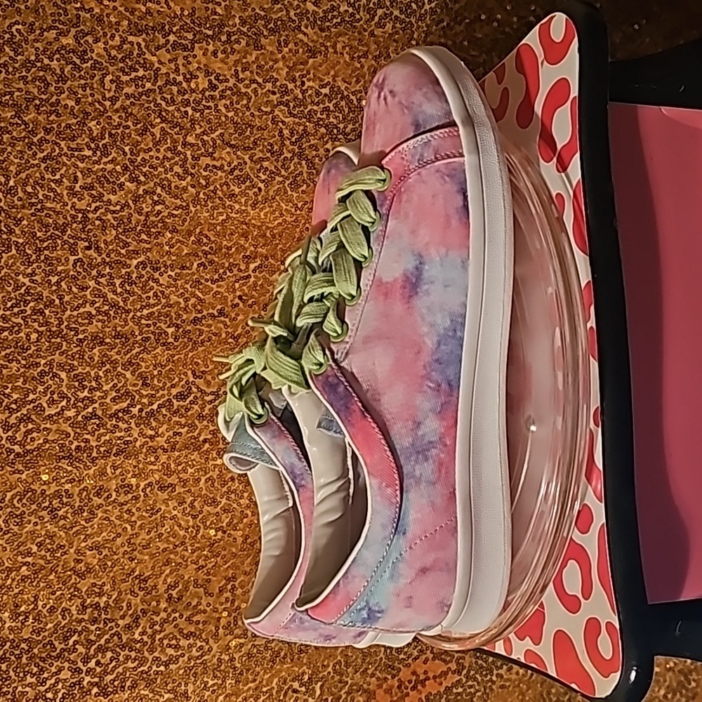 Y sz 9 M RAMPAGE Holly Tie-Dye Low Top Sneakers - Tennis Shoes - Picture 5 of 9
